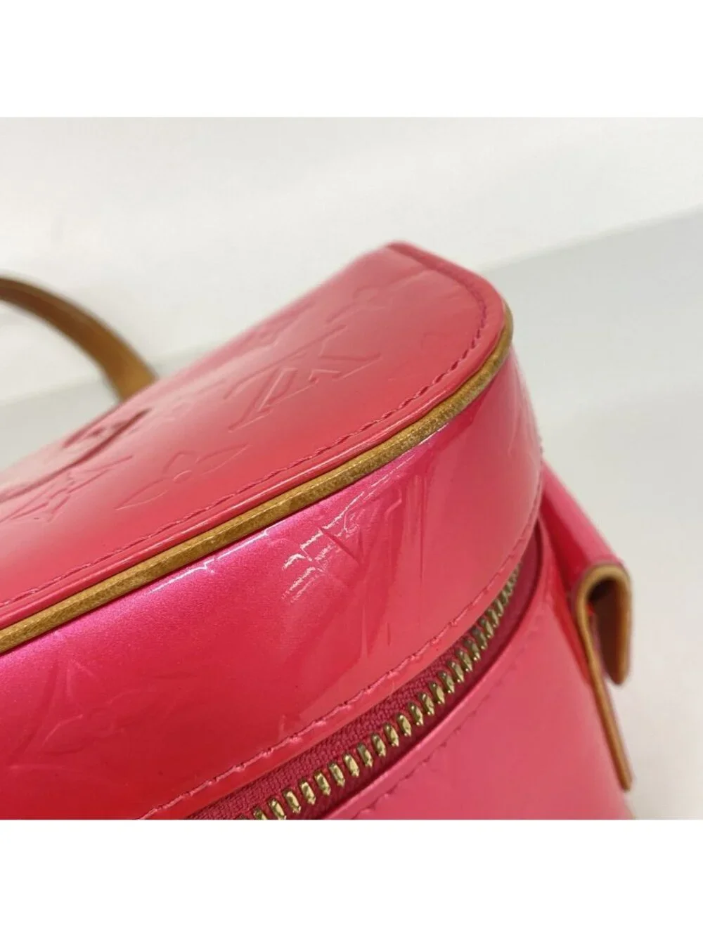 Louis Vuitton Shoulder Bag Vernis Sullivan Horizon Tal PM Fuchsia Pink